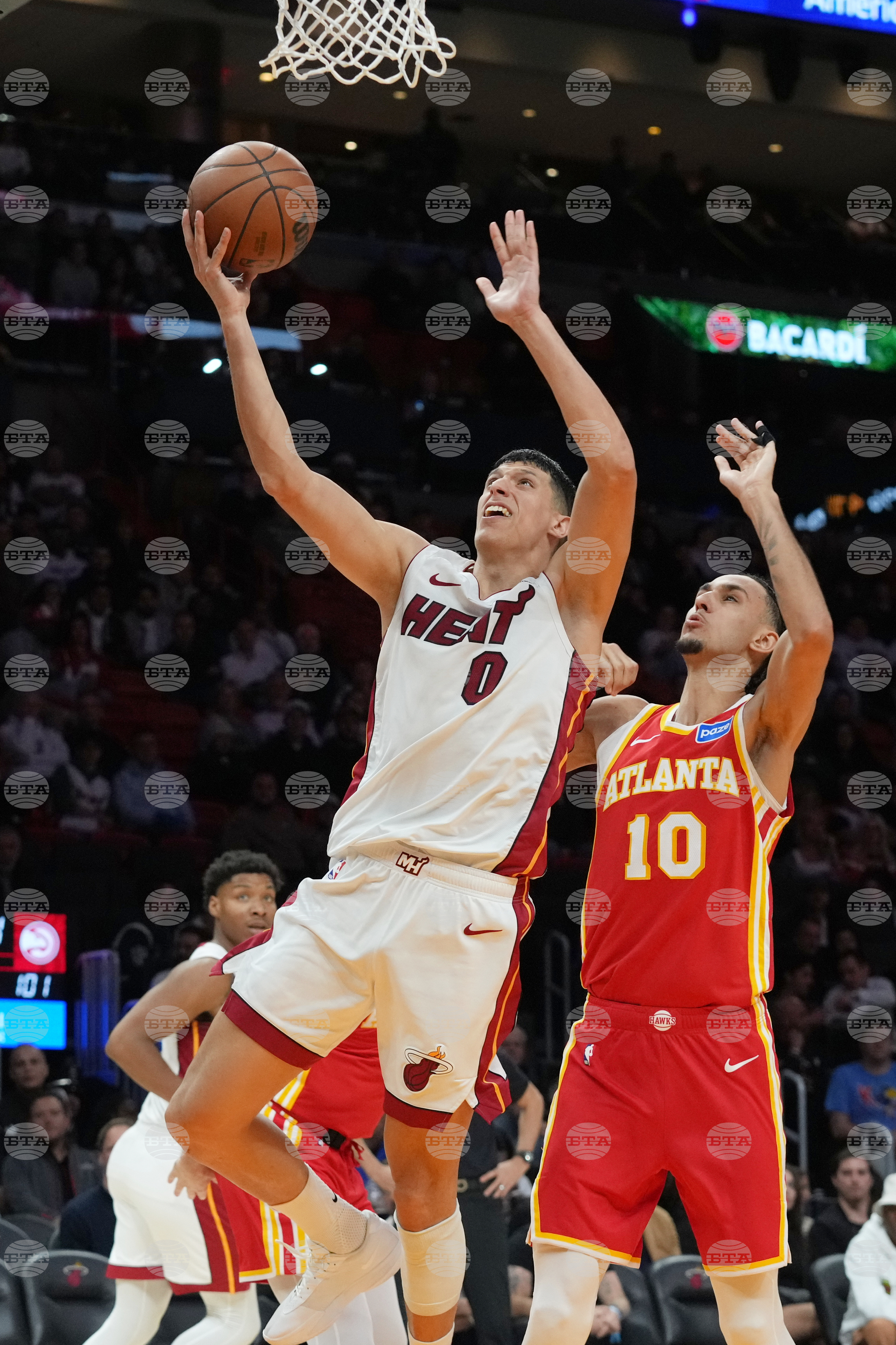 Hawks Heat Basketball