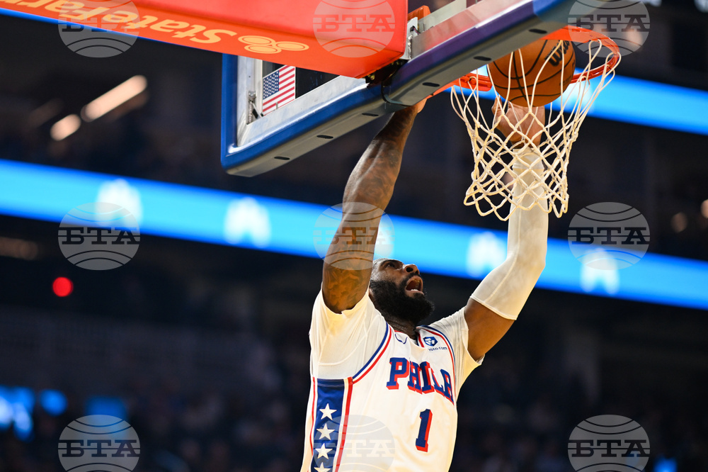 76ers Warriors Basketball