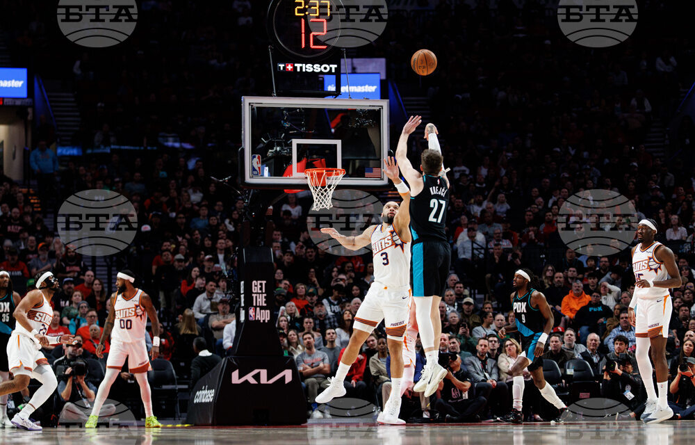 Suns Trail Blazers Basketball