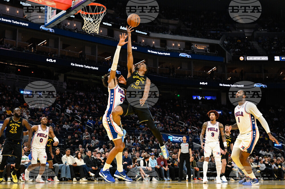 76ers Warriors Basketball