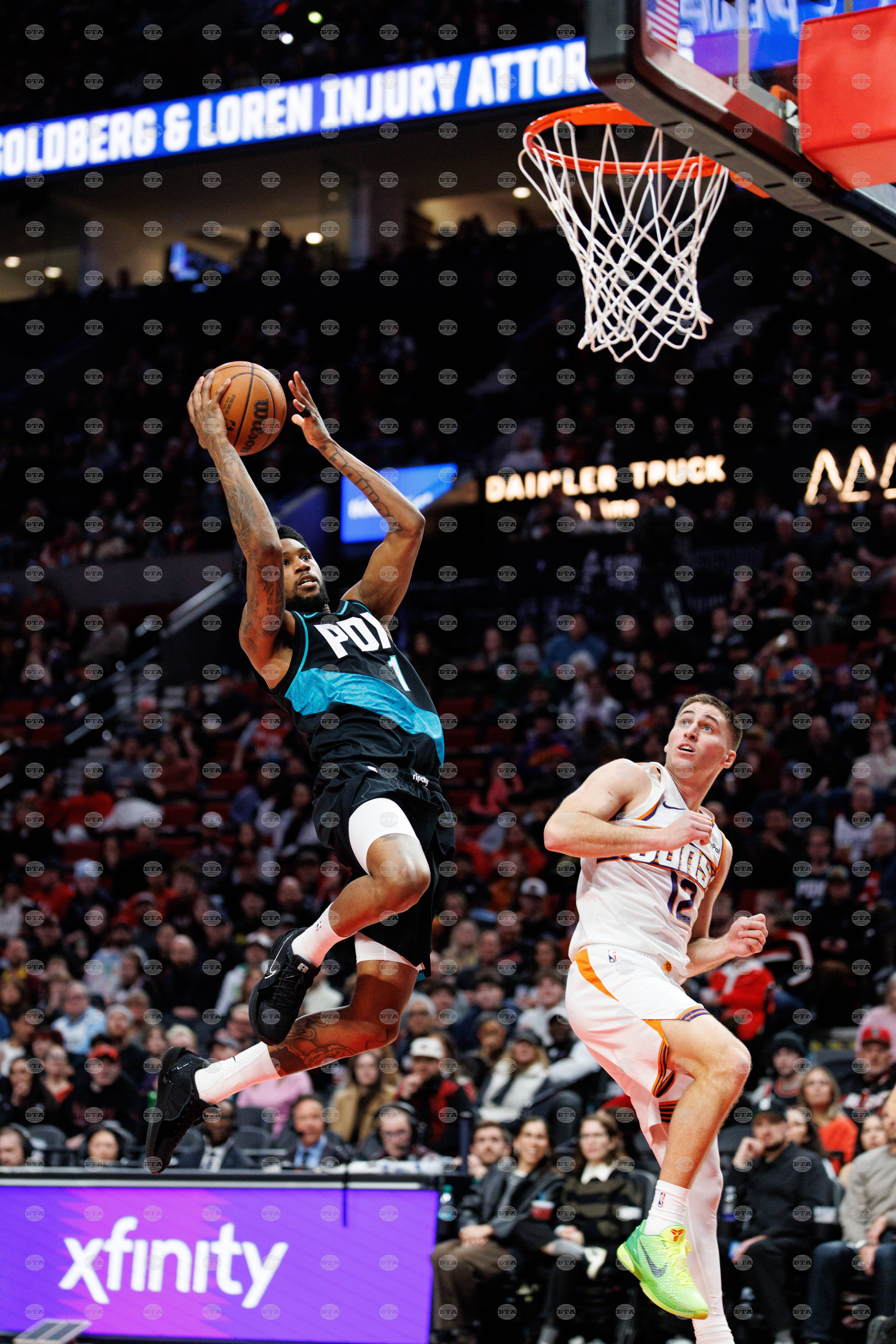 Suns Trail Blazers Basketball