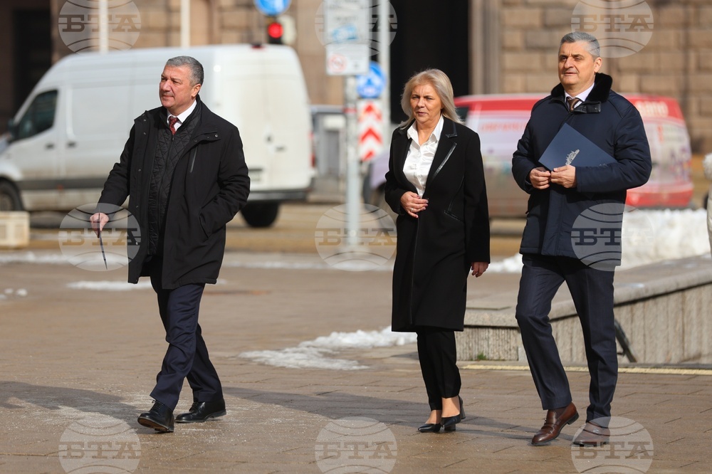 „БСП-Обединена левица“ - президент - консултации - пристигане