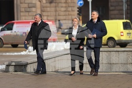 „БСП-Обединена левица“ - президент - консултации - пристигане