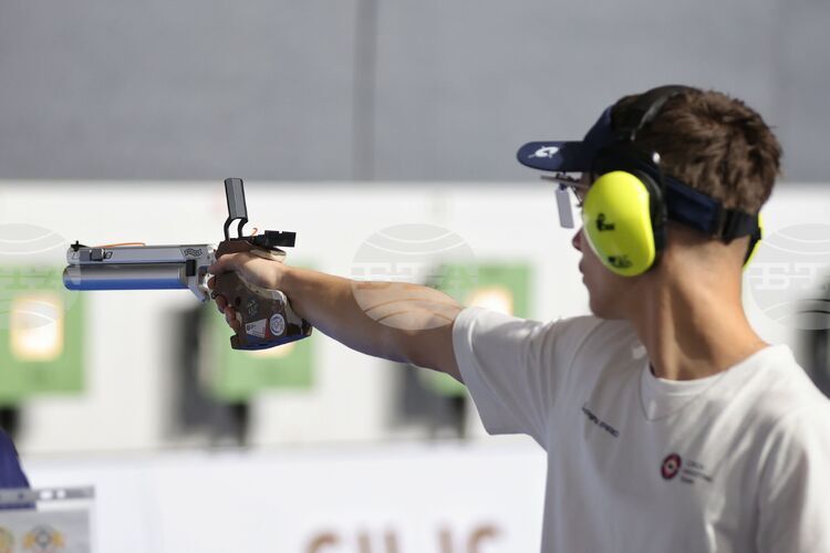 Bulgarian Team Wins Bronze in 50 m Pistol Youth Competition of European Shooting Championships in Croatia