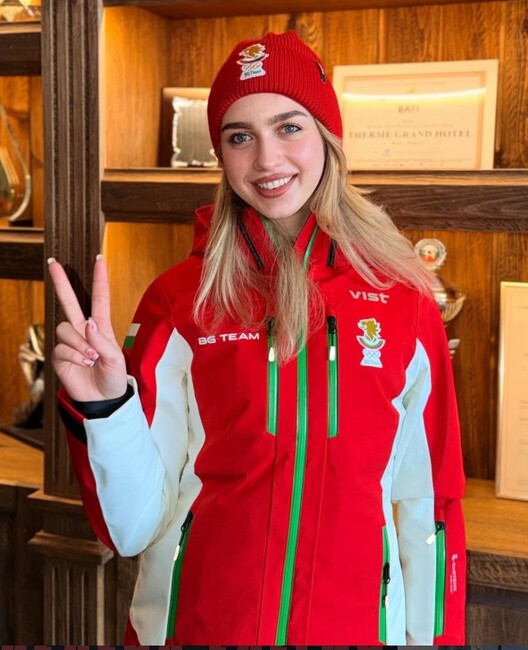 Figure Skater Alexandra Feigin Presents Bulgaria’s Olympic Outfit for Opening Ceremony