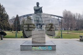 Република Северна Македония - паметник - Гоце Делчев - 154 години от рождението на революционера