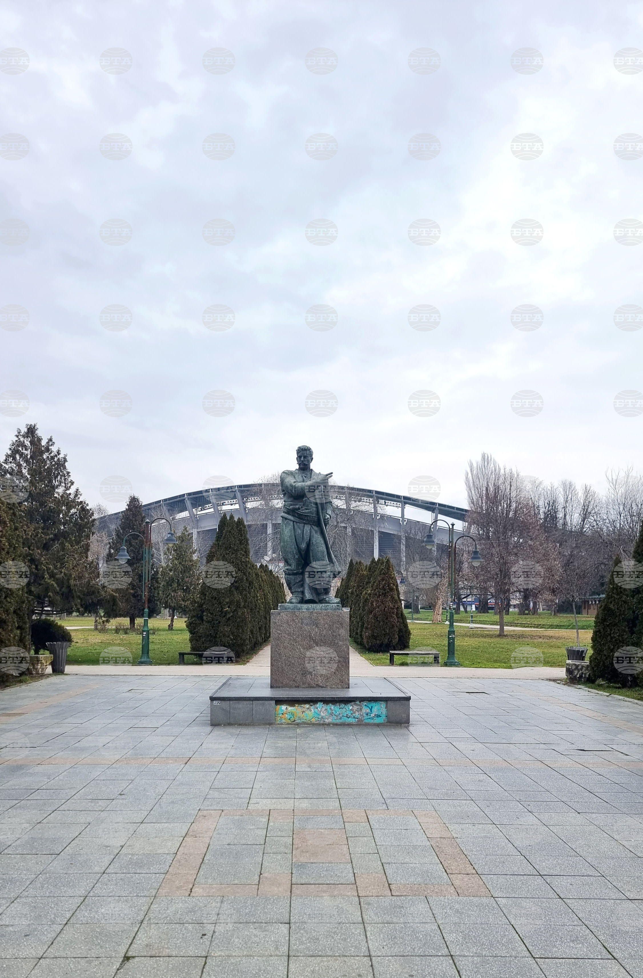 Република Северна Македония - паметник - Гоце Делчев - 154 години от рождението на революционера