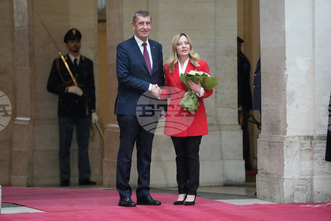 Премиерите на Чехия и Италия се срещнаха тази седмица в Рим