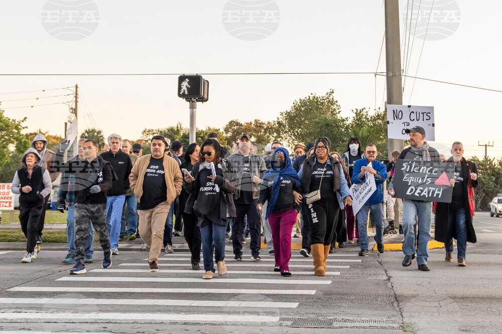 AHF Protest, March and Townhall Opposing Florida Department of Health Cuts to HIV/AIDS Services