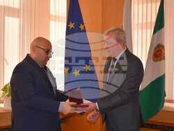 Разград - възпоменателен медал - кмет и областен управител