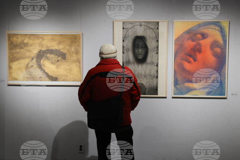 НХА - изложба графика - преподаватели и студенти