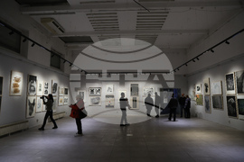 НХА - изложба графика - преподаватели и студенти