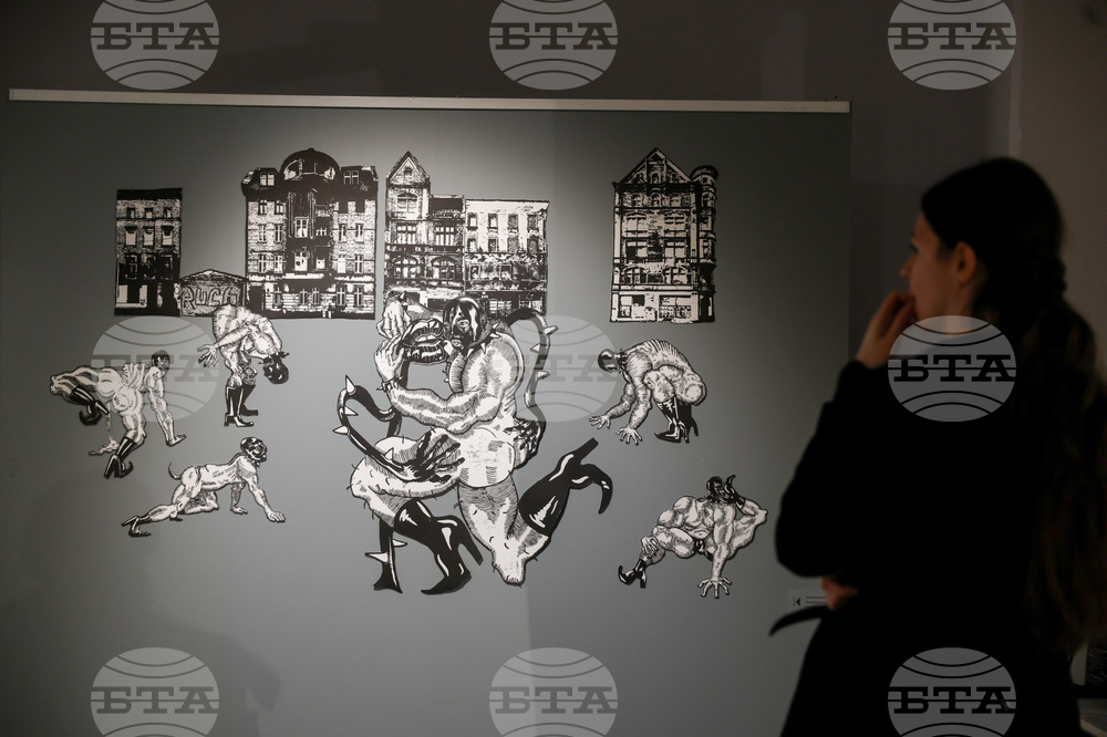 НХА - изложба графика - преподаватели и студенти