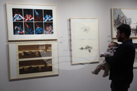 НХА - изложба графика - преподаватели и студенти