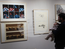 НХА - изложба графика - преподаватели и студенти