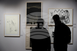 НХА - изложба графика - преподаватели и студенти