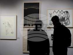 НХА - изложба графика - преподаватели и студенти