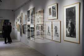 НХА - изложба графика - преподаватели и студенти