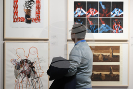 НХА - изложба графика - преподаватели и студенти