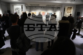 НХА - изложба графика - преподаватели и студенти