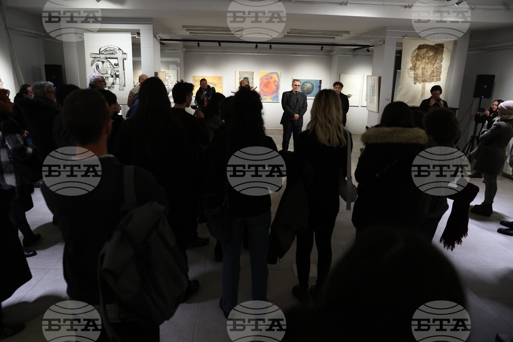 НХА - изложба графика - преподаватели и студенти