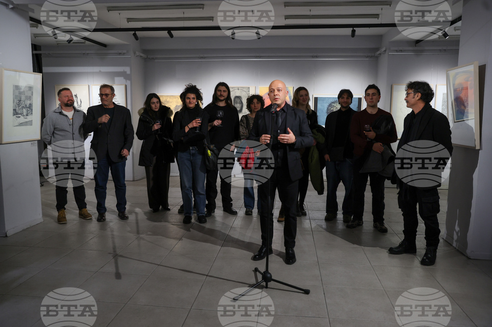 НХА - изложба графика - преподаватели и студенти