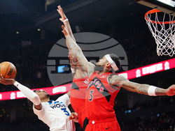 Timberwolves Raptors Basketball