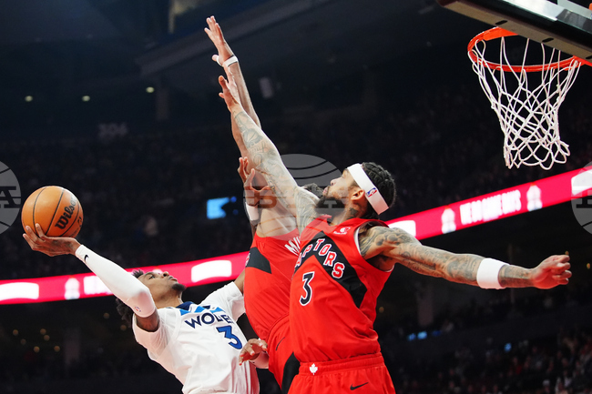 Timberwolves Raptors Basketball