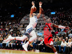 Timberwolves Raptors Basketball