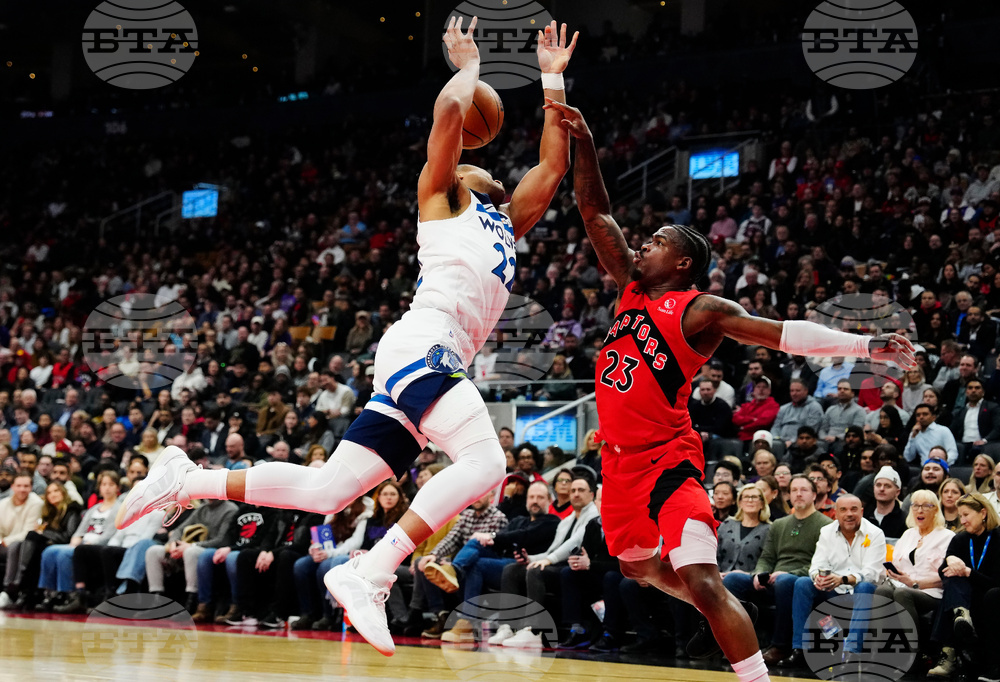 Timberwolves Raptors Basketball