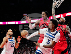 Timberwolves Raptors Basketball