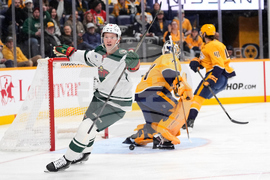 APTOPIX Wild Predators Hockey