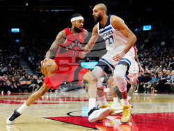 Timberwolves Raptors Basketball