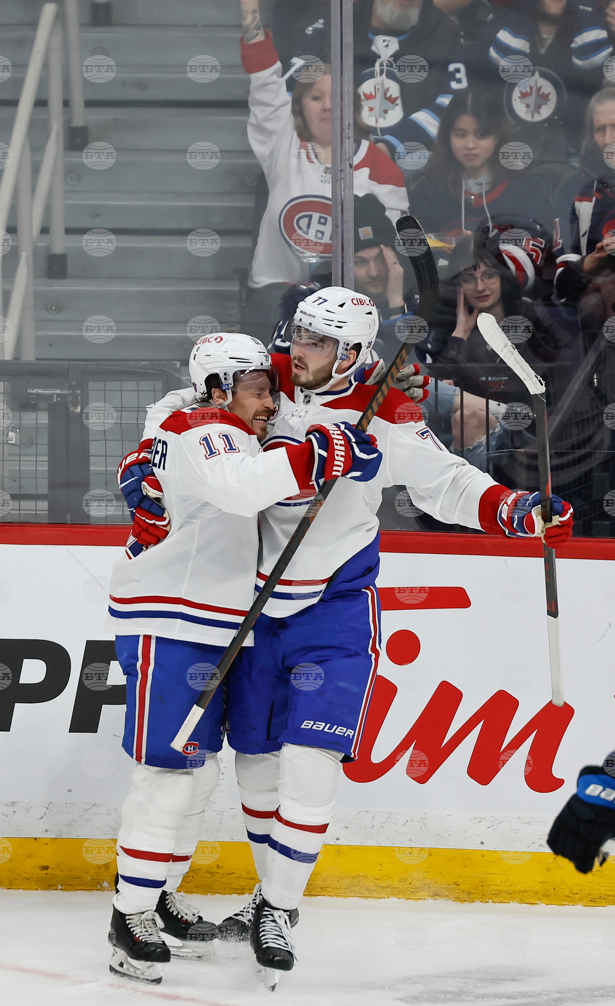 Canadiens Jets Hockey