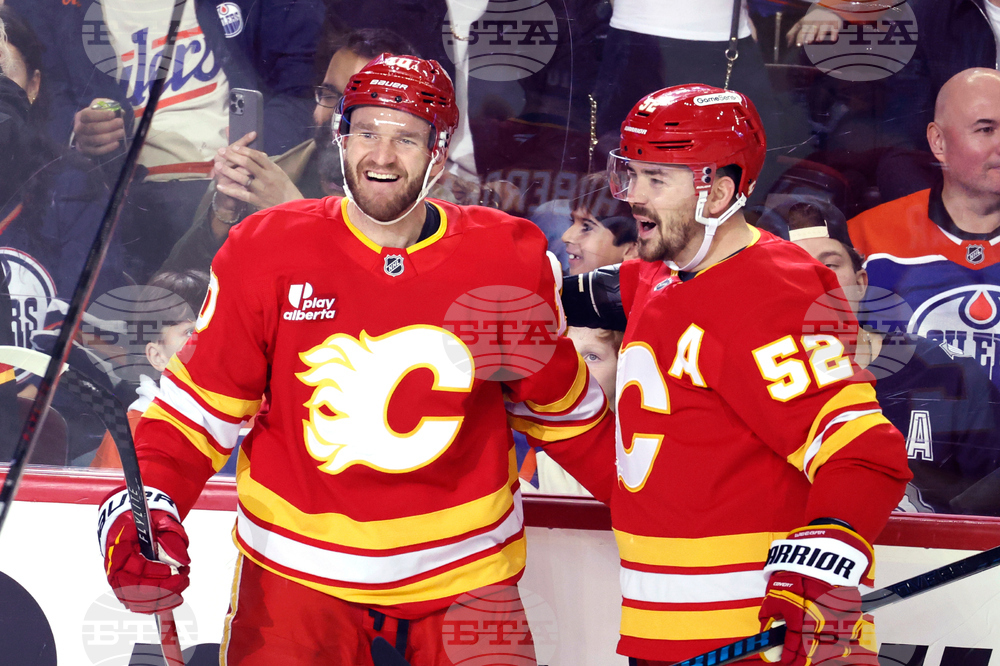 Oilers Flames Hockey