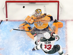 APTOPIX Wild Predators Hockey