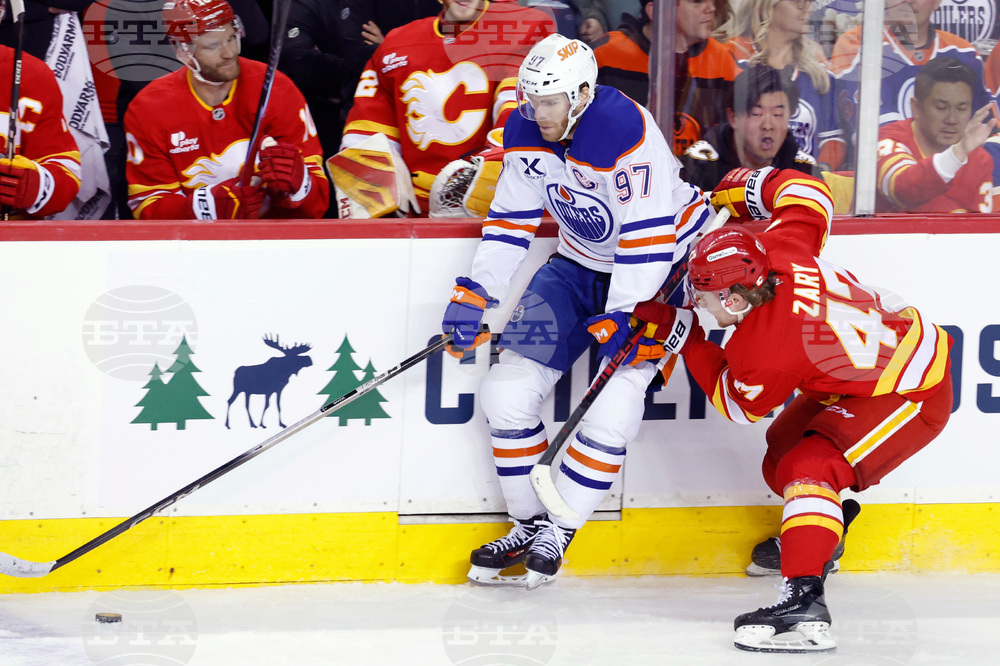 Oilers Flames Hockey