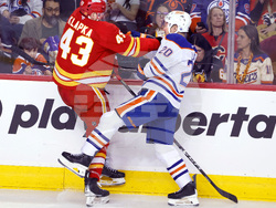 Oilers Flames Hockey