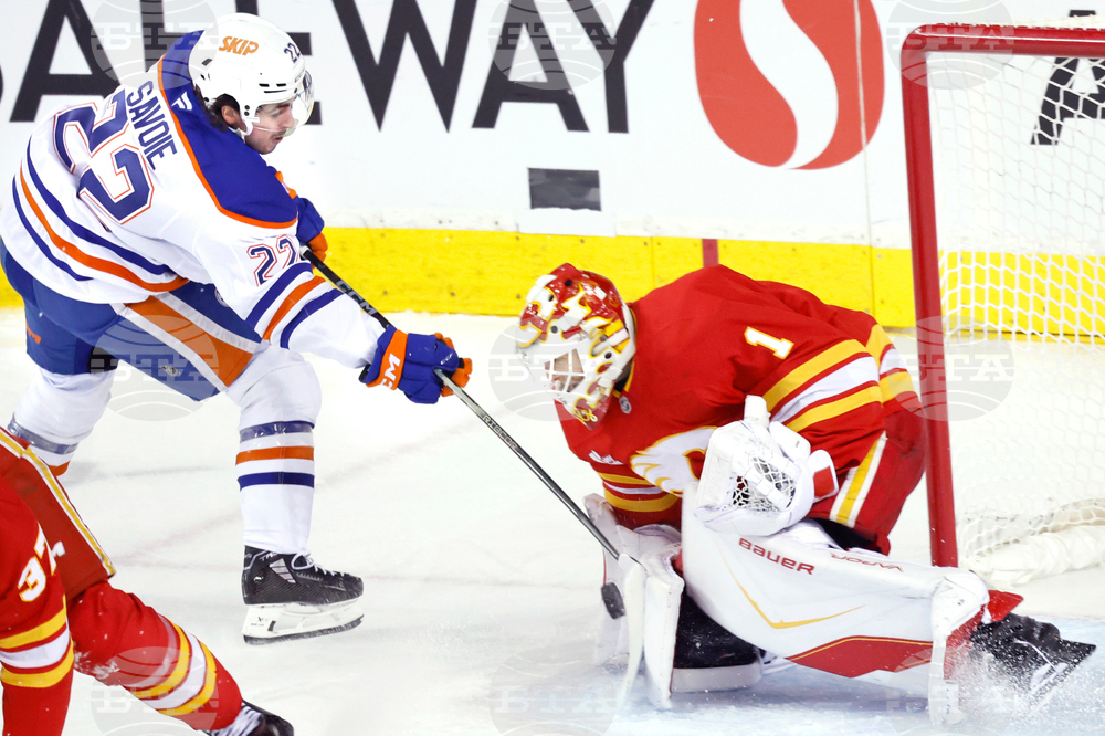 Oilers Flames Hockey