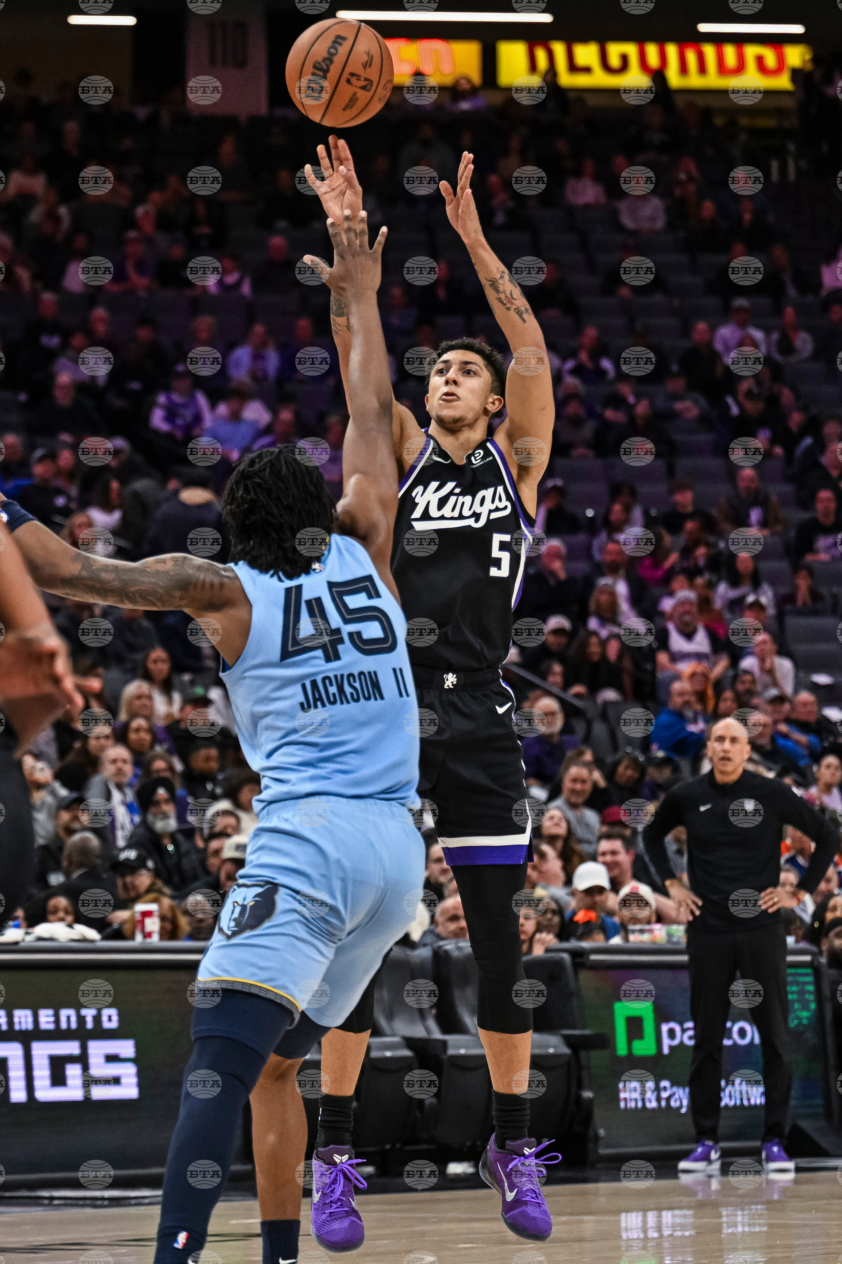 Grizzlies Kings Basketball