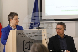 Национален институт на правосъдието - пресконференция