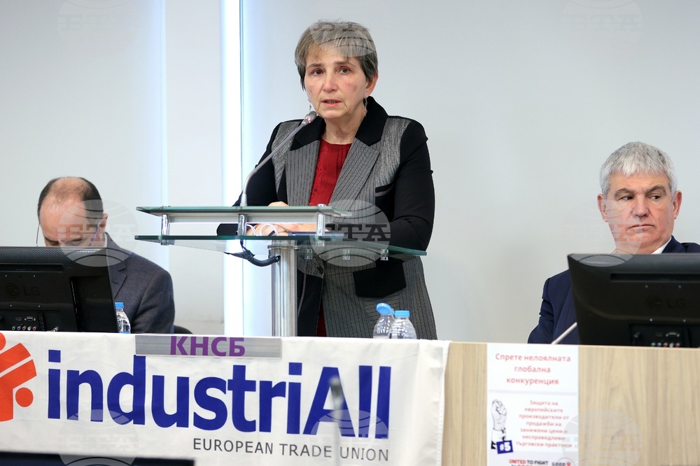 КНСБ - проблеми в промишлеността - пресконференция