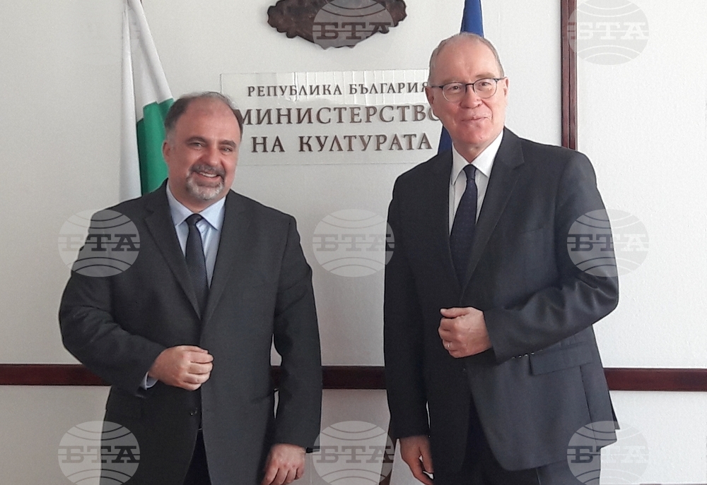 Culture Minister Todorov Meets Swiss Ambassador Raymund Furrer