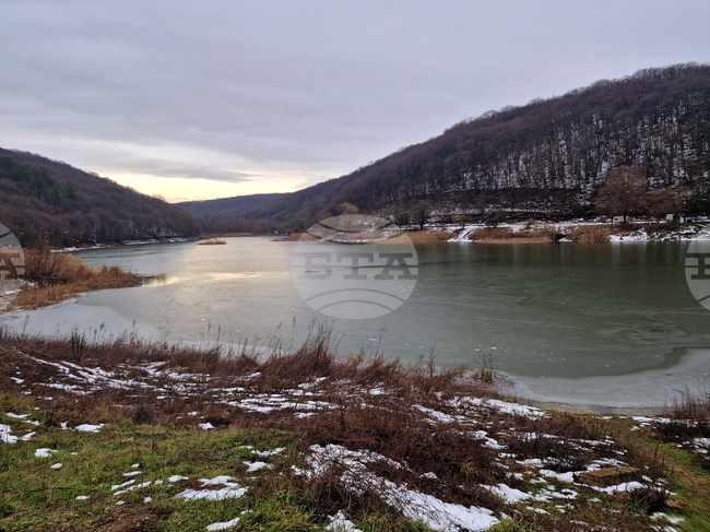 Разград - местността Пчелина - язовир - изглед