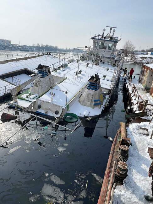 Областният управител Драгомир Драганов: Наблюдаваме река Дунав и на този етап няма опасност от трансгранично замърсяване от потъналата баржа край Гюргево