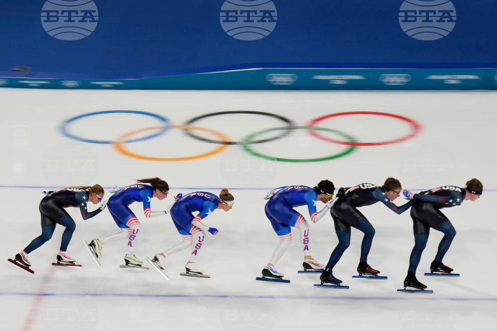APTOPIX Milan Cortina Olympics Speed Skating