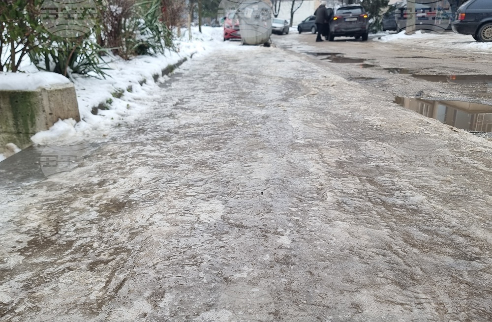 В Плевен обработват улици и тротоари срещу заледявания