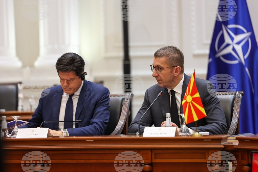 Мицкоски пред посланиците на държавите от ЕС в Скопие: Фокусирани сме върху програмата за реформи