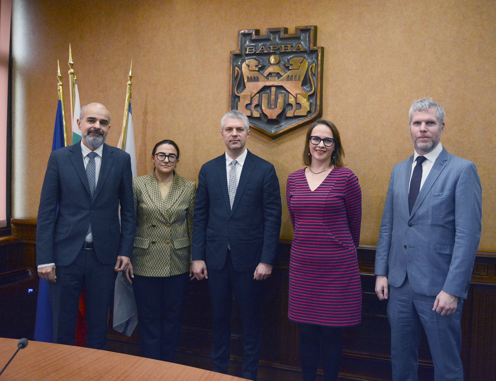 Община Варна: Кметът Благомир Коцев прие посланика на Ирландия у нас Н. Пр. Катрин Банън