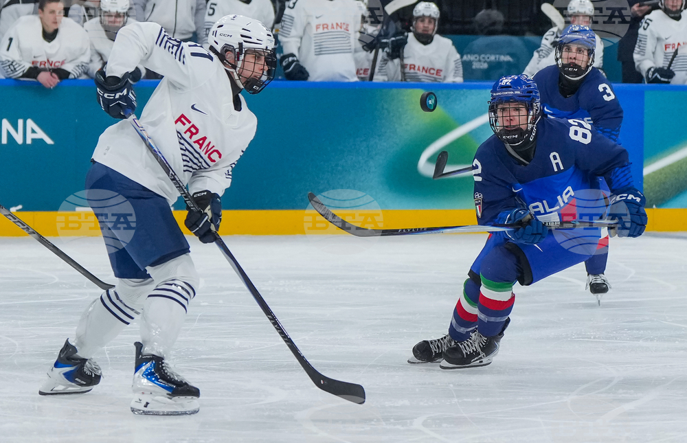 France Italy Olympics Ice Hockey